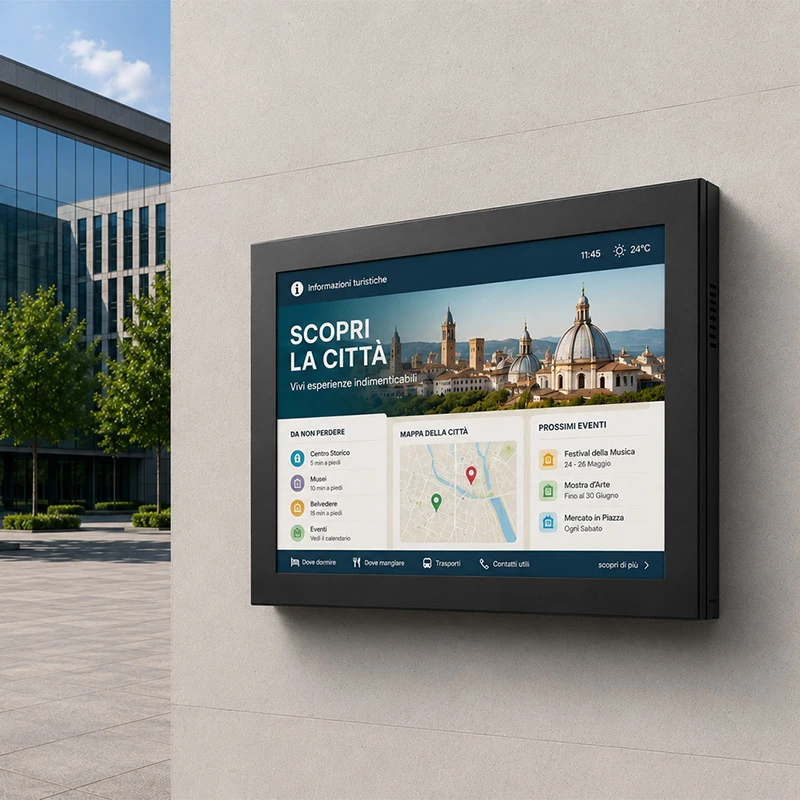 Monitorbox Landscape/Portrait, 65", schwarz