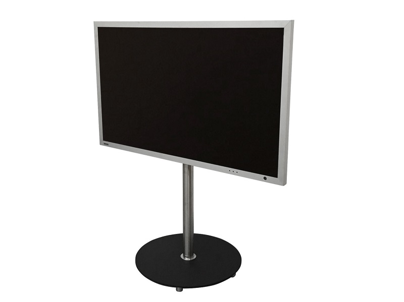 TV Ständer Edelstahl /schwarz, 40-75",
