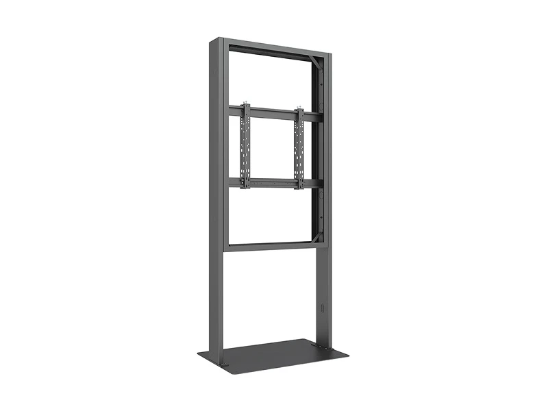 Stele B2B ohne Monitor, Portrait, schwarz, 55"