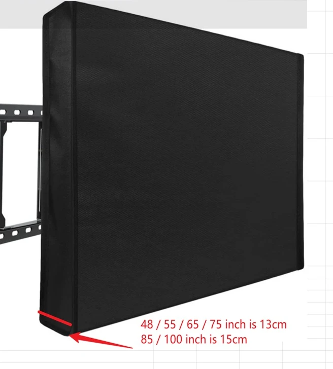 Monitor / TV Schutzhülle bis 48", 110x63cm,